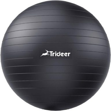 Trideer Yoga Ball Exercise Ball for Working Out, 5 Sizes Gym Ball, Birthing Ball for Pregnancy, Swiss Ball for Physical Therapy, Balance, St