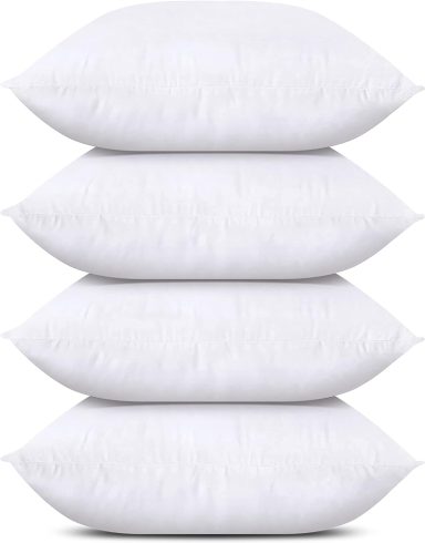 Pillows for Sofa, Bed and Couch Decorative Stuffer Pillows